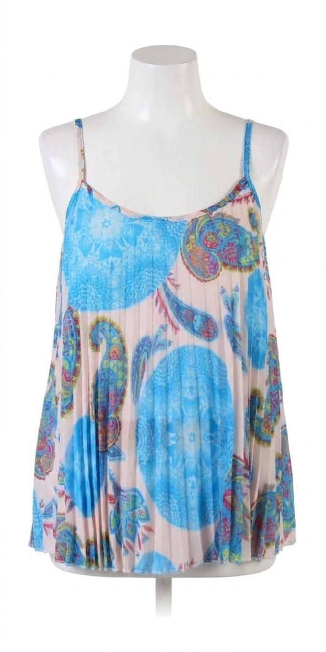 NEW GIGI MODA edie tank top in royal blue